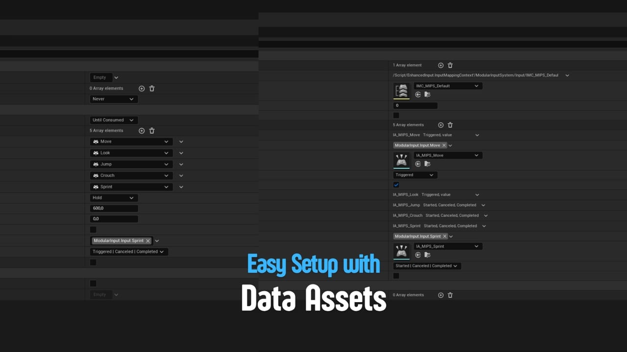Data Asset'lerle kolay kurulum